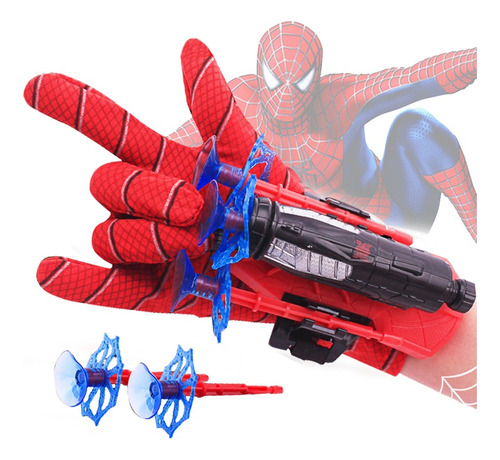 Spiderman Guantes Launcher Juguete Infantil Plástico Cosplay