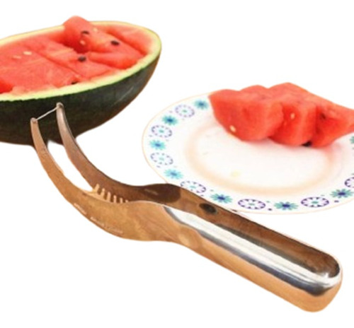 Cortador De Sandia De Acero Inoxidable Cocina Fácil 