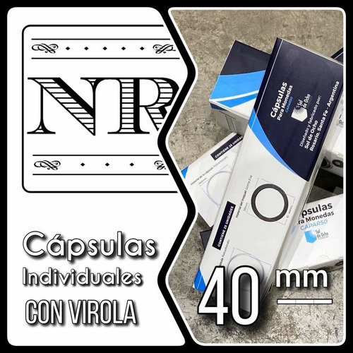 Imagen 1 de 9 de Capsula Para Moneda - Sol De Ocho - Diámetro 40 Mm