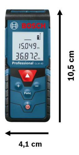 Imagem 9 de 12 de Trena Laser Alcance 40 Metros Bosch Glm 40