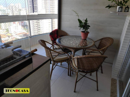 Imagem 8 de 30 de Lindo Apartamento Com 03 Dormitórios Para Venda Com 100 M² No Bairro Campo Da Aviação Em Praia Grande/sp. - Ap6637