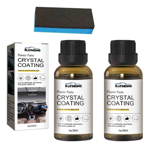 2 Botellas Con Revestimiento De Cristal Que Protegen El Bril