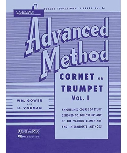 Rubank Advanced Method - Cornet Or Trumpet, Vol. 1 (rubank E