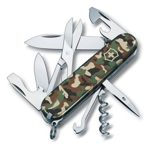 Cortador de canetas coloridas de camuflagem Victorinox 1.3703.94 com 14 ferramentas