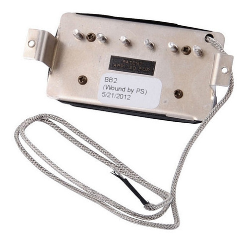 Imagem 3 de 3 de Gibson Captador Burstbucker 2 Ponte/braço Double Black