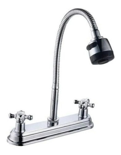 Imagen 1 de 2 de Llave Mezcladora Plastica Para Tarja Fregadero Flexible 1015