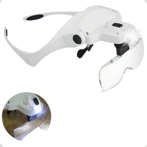 Lupa Aumento De Cabeça Eletrônica ManoThor Óculos Profissional Com Luz Led 5 Lentes Lash Designer Extensionista De Cílios Design Sobrancelha Joalheiro Esteticista Técnico Em Eletrônica Relojoeiro