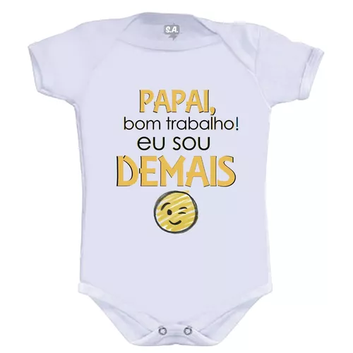 Body Quero Jogar Com O Papai na Camiseteria S.A.