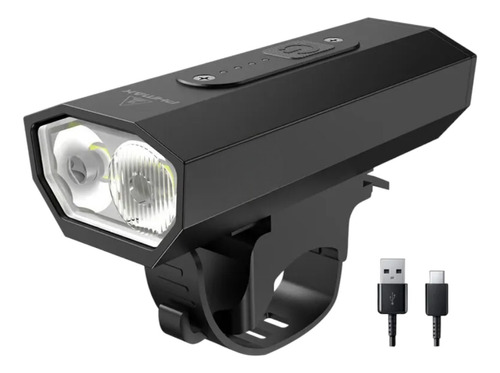 Lampara Luz Led Delantera Recargable Usb Para Bicicleta