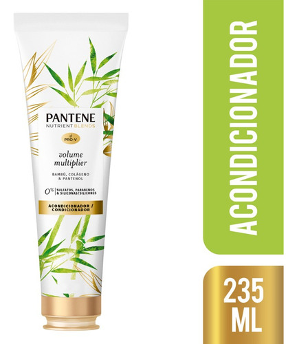 Acondiconador Pantene Nutrient Blends Bambú X 235 Ml