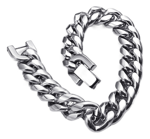 Pulsera Cuban Link Para Hombre Hip Hop29 De Acero Inoxidable