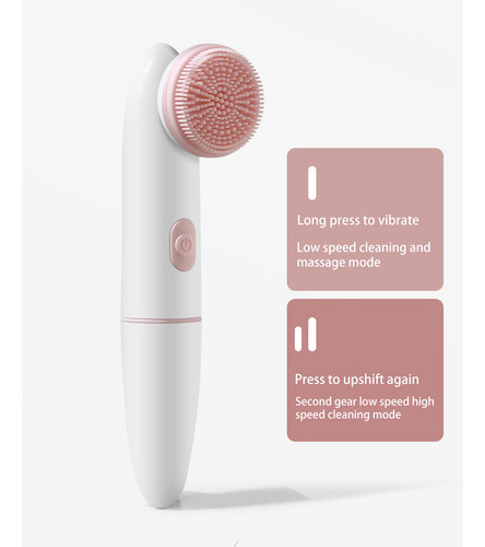 Cepillo Limpiador Facial Vibratorio D Two In Ipx7 Con 2 B 10