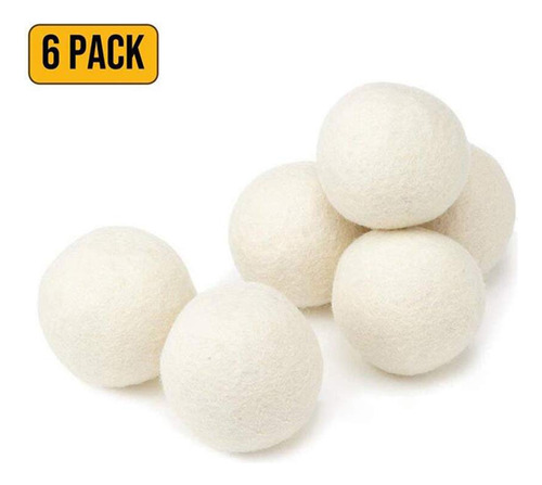 Bolas De Lana Para Secadora Suavizante De Tela Reutilizable