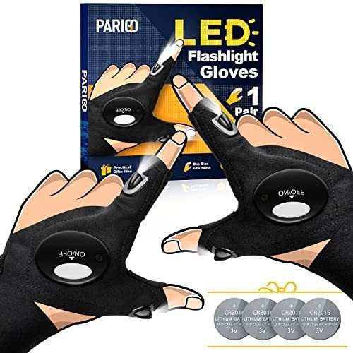 Guantes Con Linterna Led: Regalo Útil Y Original