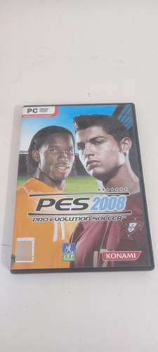 Jogo Pc - Pes 2008 Pro Evolution Soccer Original (Usado)