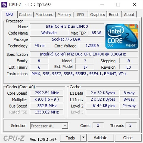 Imagem 10 de 10 de Processador Core 2 Duo E8400 6m 3.00ghz 1333mhz 775 + Cooler