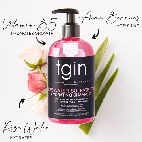 Tgin ChampĂș De Agua De Rosa Acondicionador Duo - Para Cabel