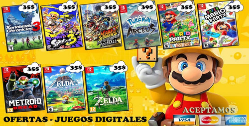 Super Mario U Deluxe Nintendo Switch Digital Oferta 29,99usd