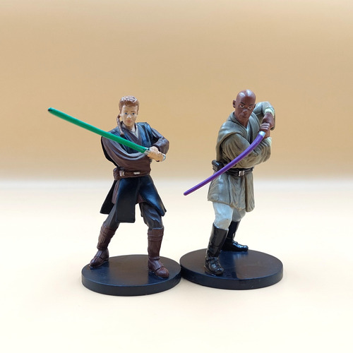 Anakin & Mace Windu, Disney Parks Star Wars Figurines Usados