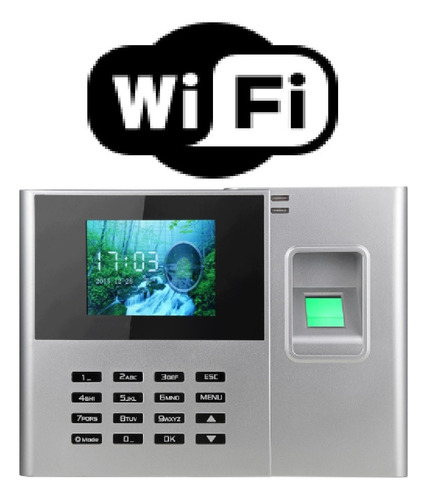 Timework2 De 1000 Empleados Con A6w Wifi, Pila Y Lector R-f Plateado (Usado)