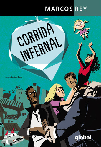 Corrida Infernal, de Rey, Marcos. Série Marcos Rey Editora Grupo Editorial Global, capa mole em português, 2022