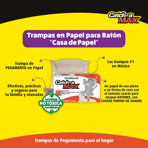 Catch-a Max Trampa De Pegamento Para Ratón Casa De Papel