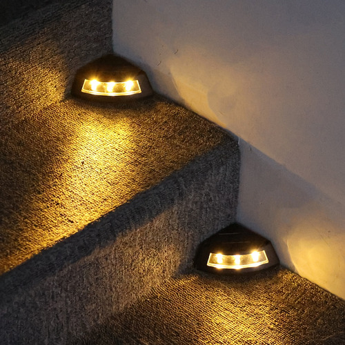 Luzes Solares Impermeáveis Com Interruptor Automático Led Ex
