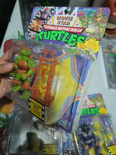 Tmnt Movie Star Figuras Accion Set 6 Tortugas Ninja (Usado)