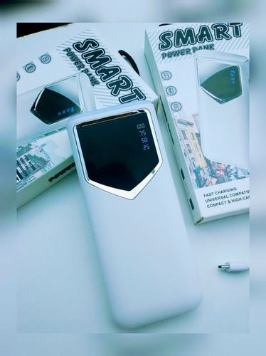 Cargador Portatil Power Bank Smart 2 Usb 10.000 Mah
