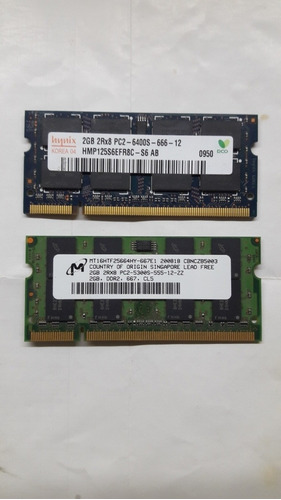 Memorias Ram Ddr2 2gb 