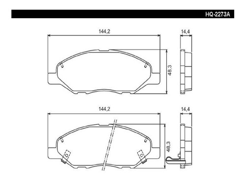 Pastilla De Freno Del P/ Nissan Tiida 07/...