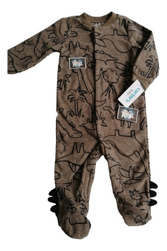 Pijama Térmica Carters Enteriza Bebé Talla 9 Meses Dinosauri