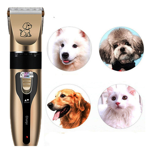 Maquina De Afeitar Para Mascotas Kit De Aseo Inalámbrica