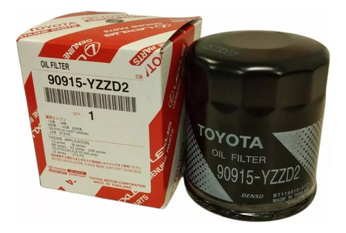 Filtro Aceite Original Toyota Hilux/sw4 2005/21