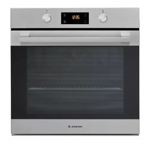 Horno empotrable a gas con grill eléctrico (Multigas) Ariston GA3 124 C IX  A 75L gris 220V-240V