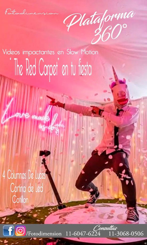 Alquiler Plataforma 360 Grados Eventos Fiestas Slow Motion