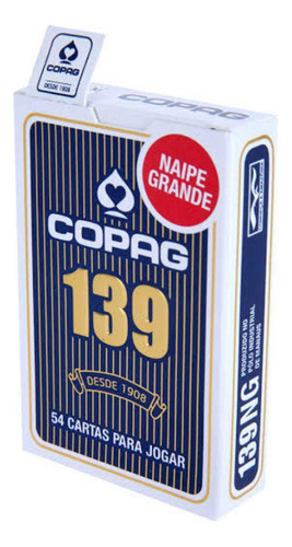 Juego De Cartas Espanholas Copag 139 Naipe Grande - Azul