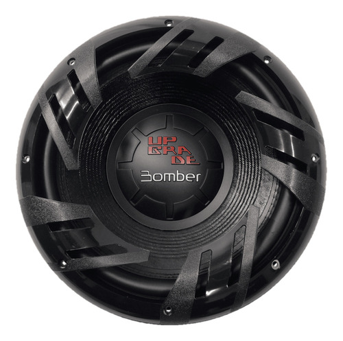 Subwoofer Bomber Upgrade 12 C/ 350w Rms 4 Ohms Up Grade Cor Preto