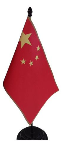 Mástil Escritorio Madera-bandera China Calidad Premium