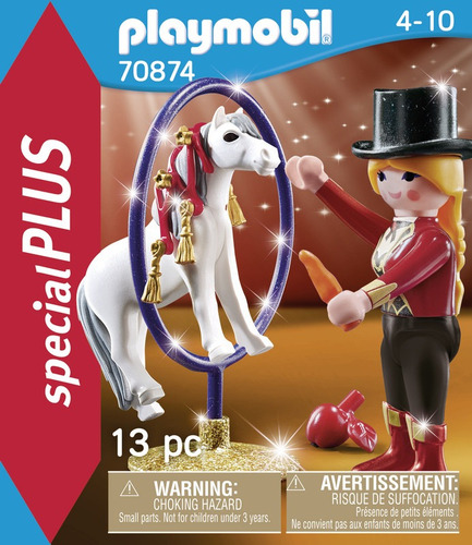 Playmobil Special Plus Domadora De Caballos 13 Piezas
