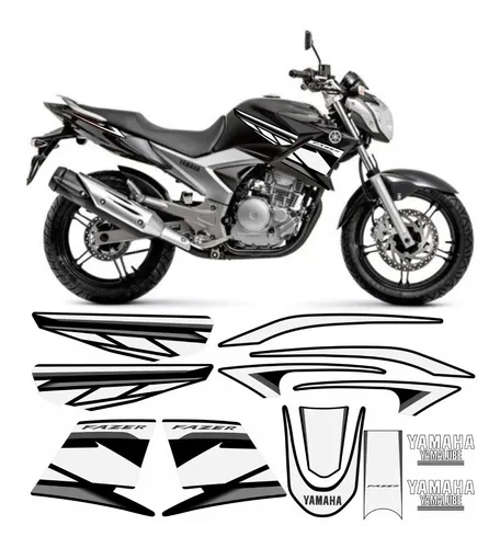 44CF137R10 EMBLEMA GRAFICO FAZER 250 2012 ORIGINAL YAMAHA