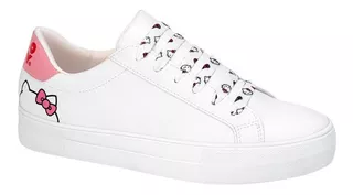 Tenis Urbano Choclo Hello Kitty Itty Blanco Para Mujer