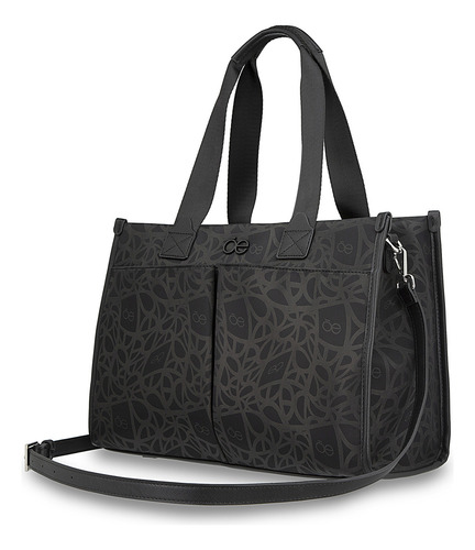 Bolsa Tote Cloe Javari I Grande Color Negro