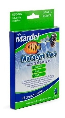 8 Dosis Medicamento Peces Maracyn Two 
