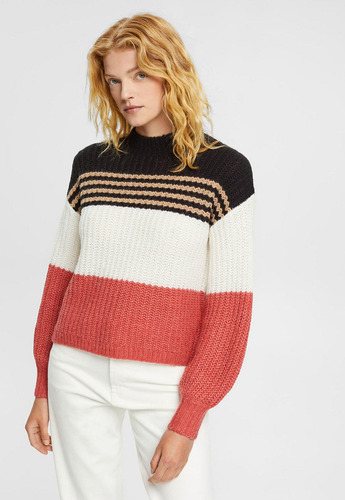 Sweater De Punto A Rayas Mujer Esprit 092cc1i309