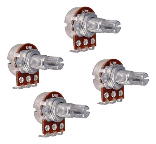 Potenciómetro Deslizante Cónico De Audio Eje De 6 Piezas