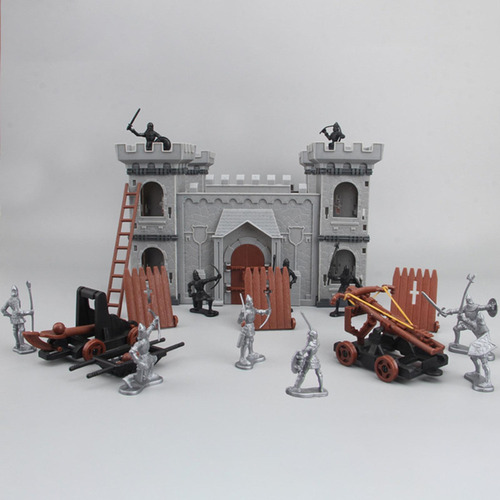 Mini Castillo Medieval Juguetes Niños Playset Juguetes