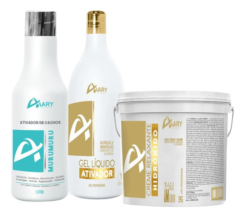Super Hidróxido De Cálcio + Liq. Ativador + Creme De Pentear