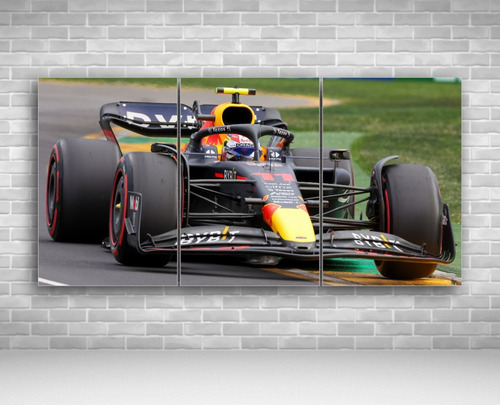 Cuadro De Aluminio Sergio Perez Red Bull Checo Formula Uno