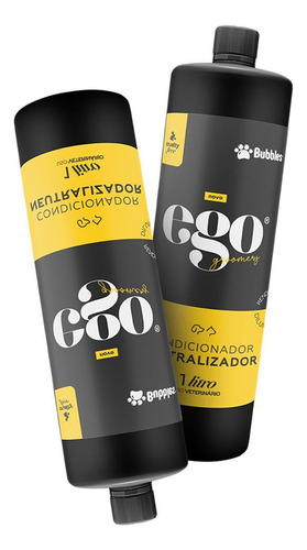 02 Condicionador Pet Neutralizador De Odores Bubbles Litro